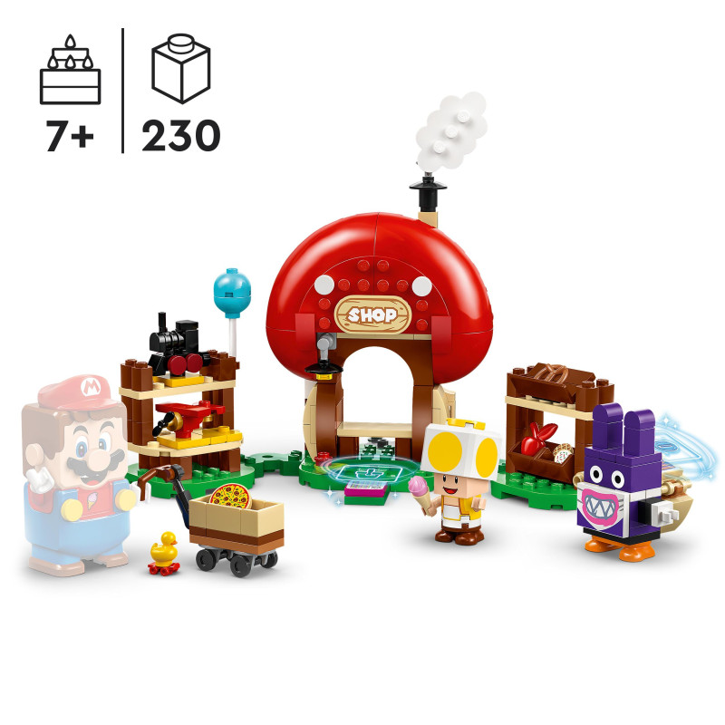 Produktbild för LEGO Super Mario Nabbit vid Toads butik – Expansionsset