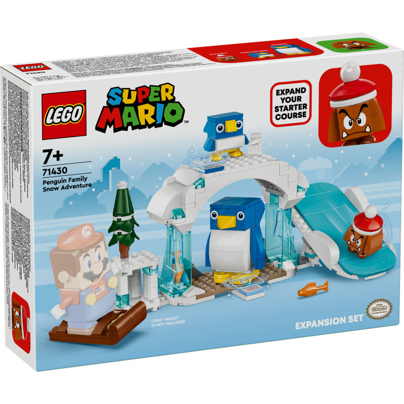 Produktbild för LEGO Super Mario Penguinfamiljens snöäventyr – Expansionsset