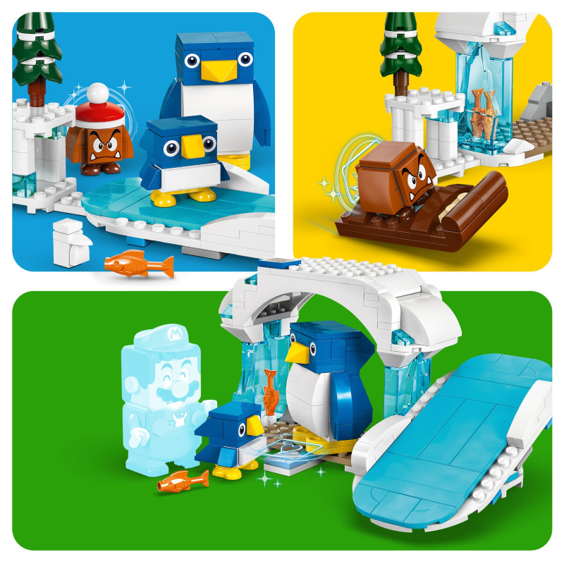 Produktbild för LEGO Super Mario Penguinfamiljens snöäventyr – Expansionsset