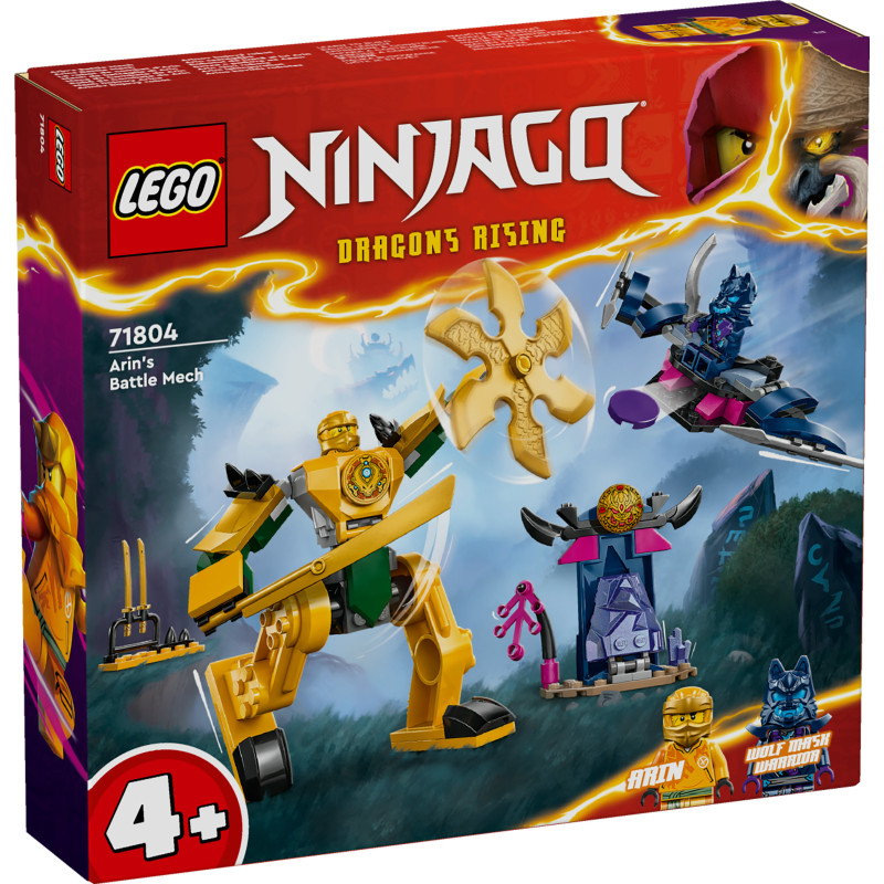 Produktbild för LEGO NINJAGO Arins stridsrobot Ninjalekset 71804