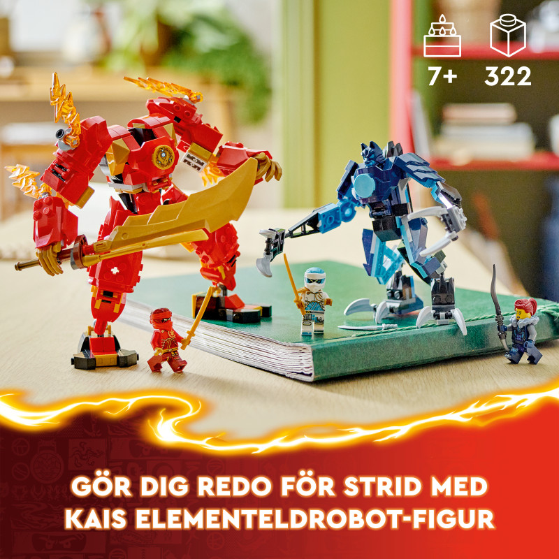Produktbild för LEGO NINJAGO Kais elementeldrobot Leksak 71808