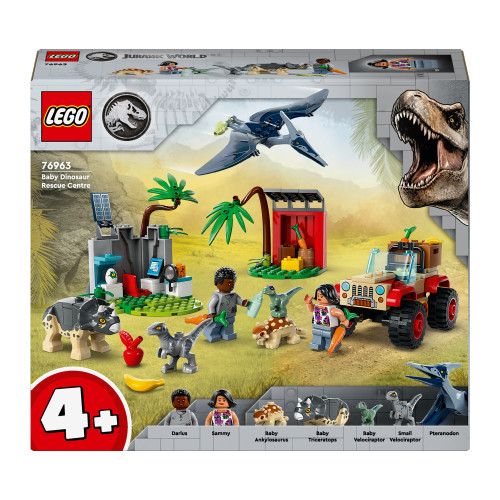 LEGO LEGO Jurassic World Räddningscenter för dinosaurieungar 76963
