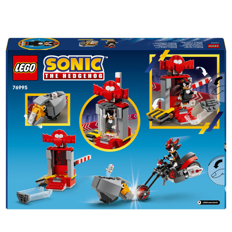 Produktbild för LEGO Sonic the Hedgehog Shadow the Hedgehogs flykt 76995