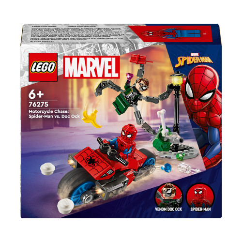 LEGO LEGO Marvel Motorcykeljakt: Spider-Man mot Doc Ock 76275