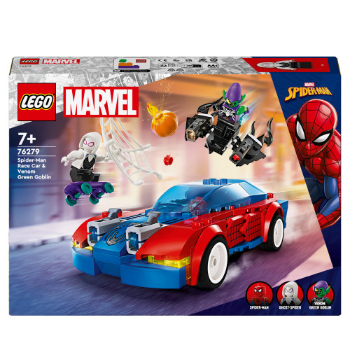 LEGO LEGO Marvel Spider-Mans racerbil & Venom Green Goblin 76279