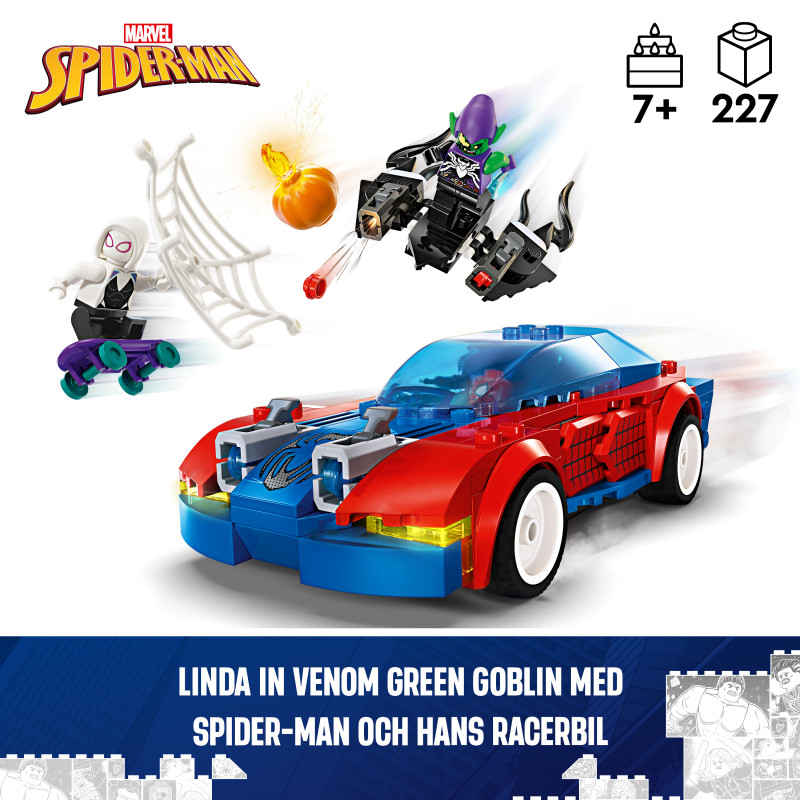 Produktbild för LEGO Marvel Spider-Mans racerbil & Venom Green Goblin 76279