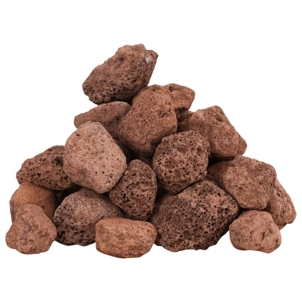 Produktbild för Lavagrus 25 kg röd 3-5 cm