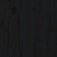 Produktbild för Mittensoffor 2 st svart massiv furu