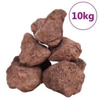 Produktbild för Lavagrus 10 kg röd 10-30 cm