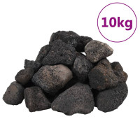 Produktbild för Lavastenar 10 kg svart 5-8 cm