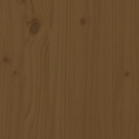 Produktbild för Mittensoffa honungsbrun massiv furu