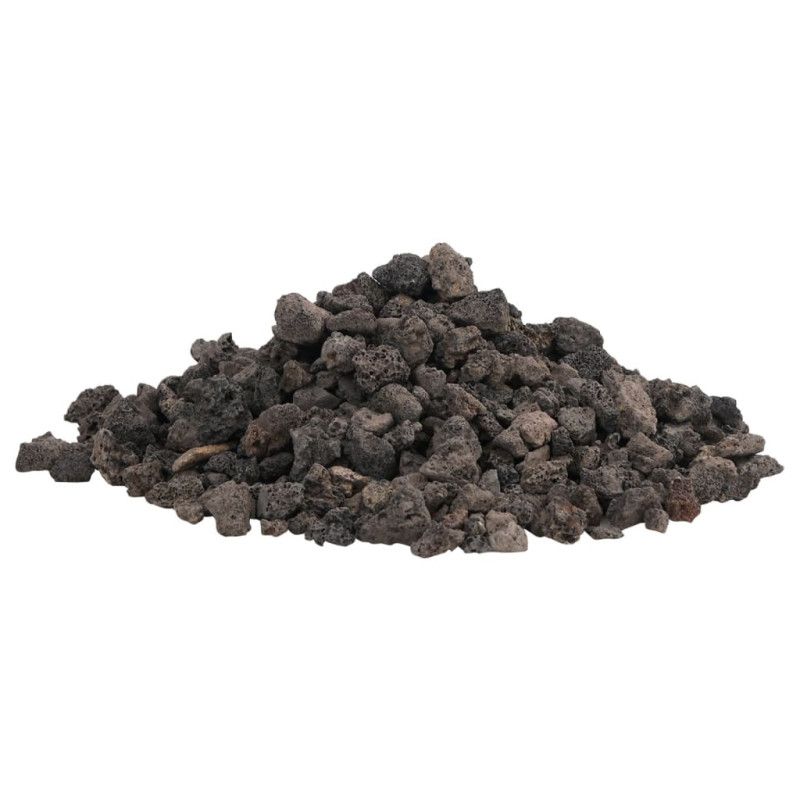 Produktbild för Lavagrus 25 kg svart 1-2 cm