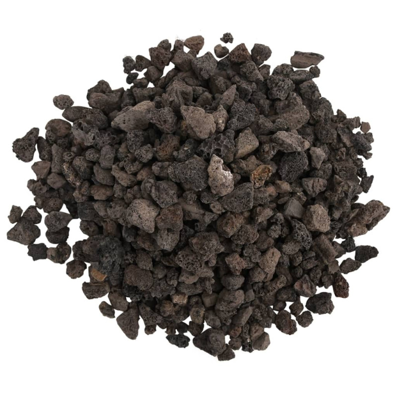 Produktbild för Lavagrus 25 kg svart 1-2 cm