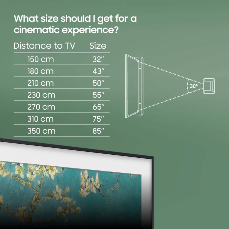Produktbild för Samsung 65” The Frame LS03B 4K QLED Smart TV (2023)