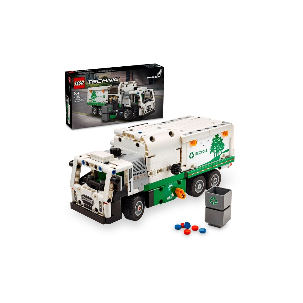 Produktbild för LEGO Technic 42167 - Mack LR Electric Garbage Truck - byggsats