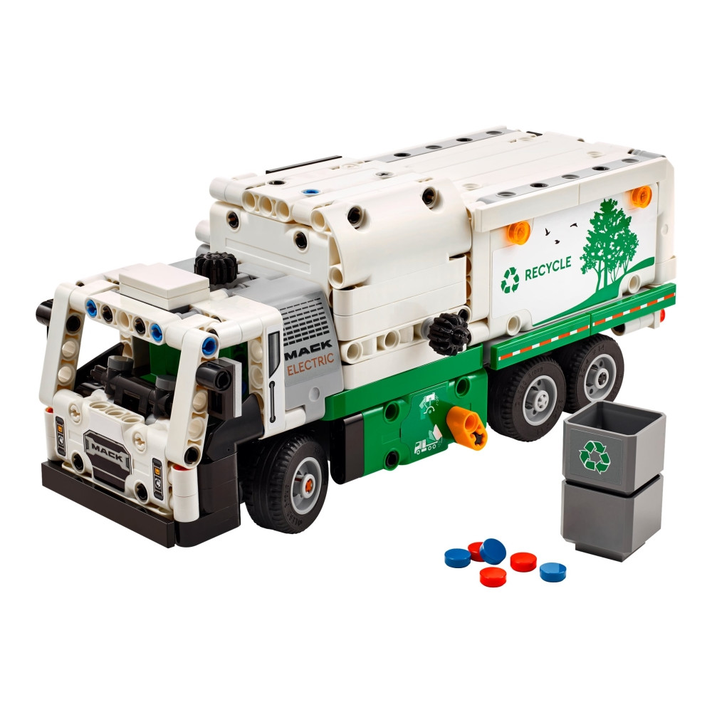 Produktbild för LEGO Technic 42167 - Mack LR Electric Garbage Truck - byggsats