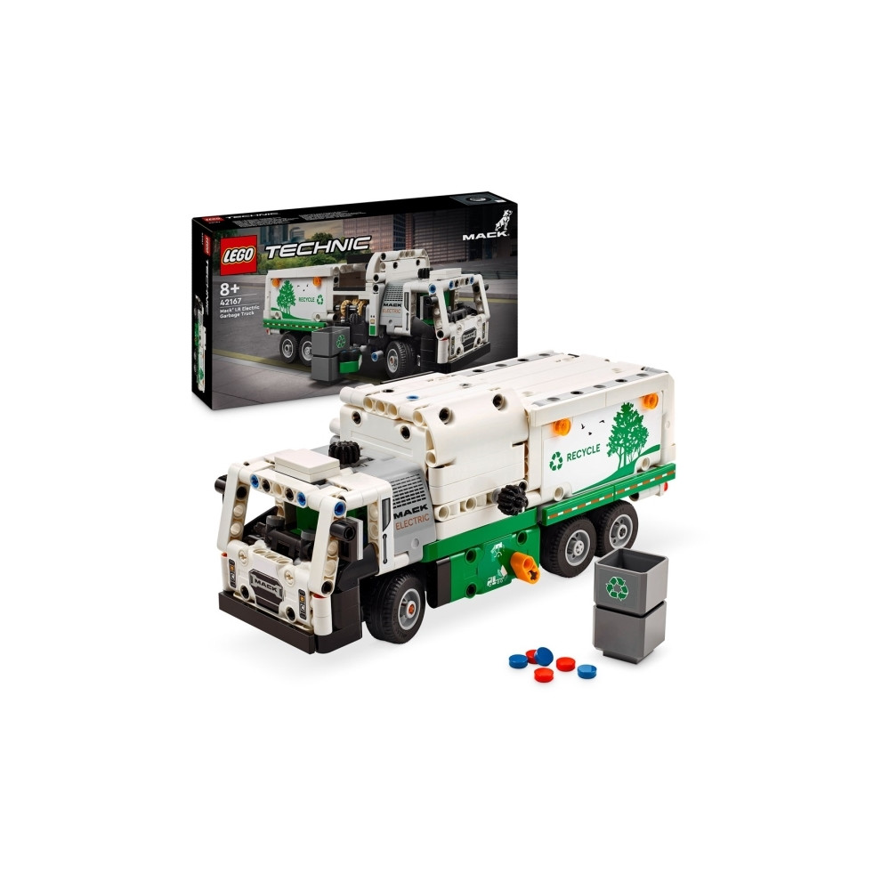Produktbild för LEGO Technic 42167 - Mack LR Electric Garbage Truck - byggsats