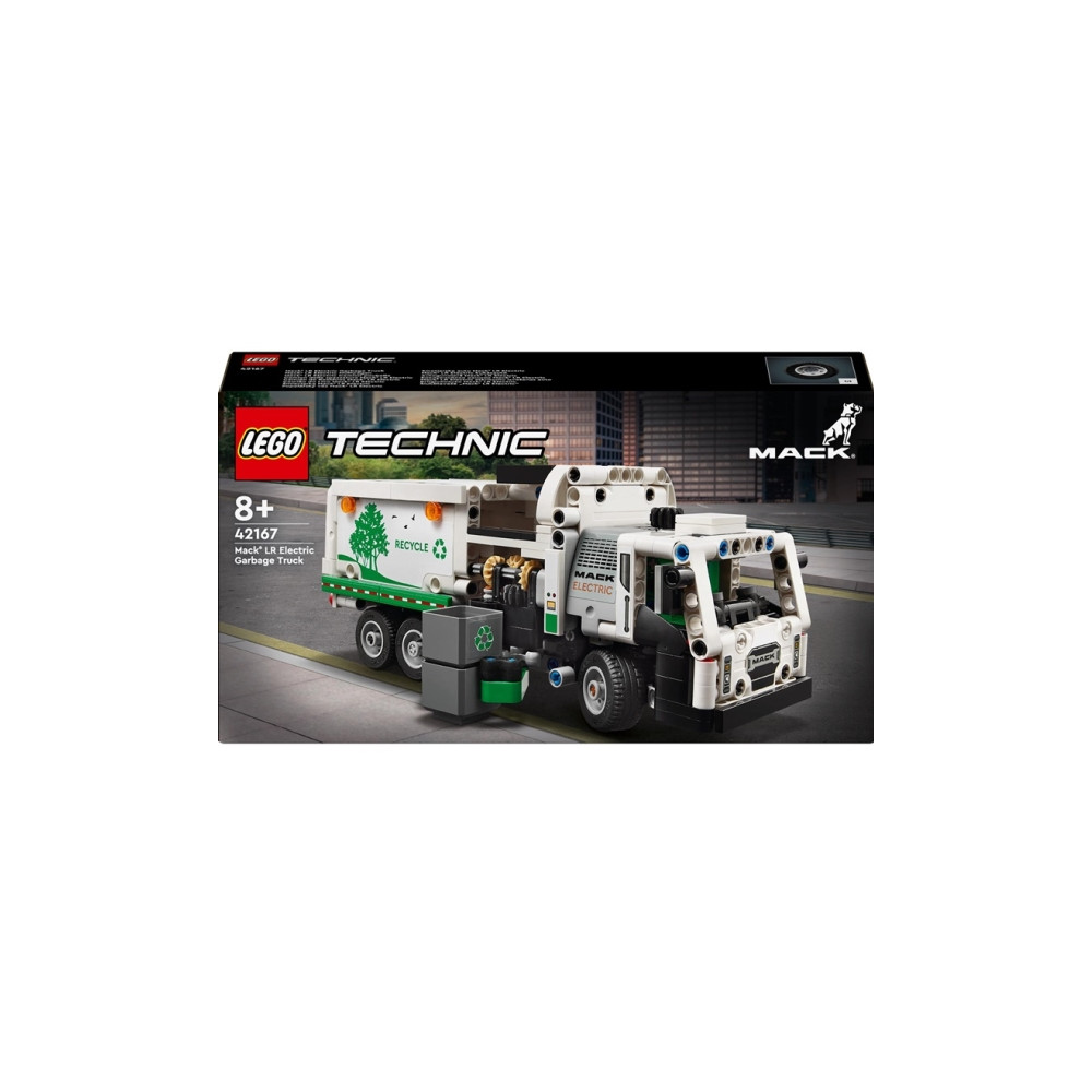 Produktbild för LEGO Technic 42167 - Mack LR Electric Garbage Truck - byggsats