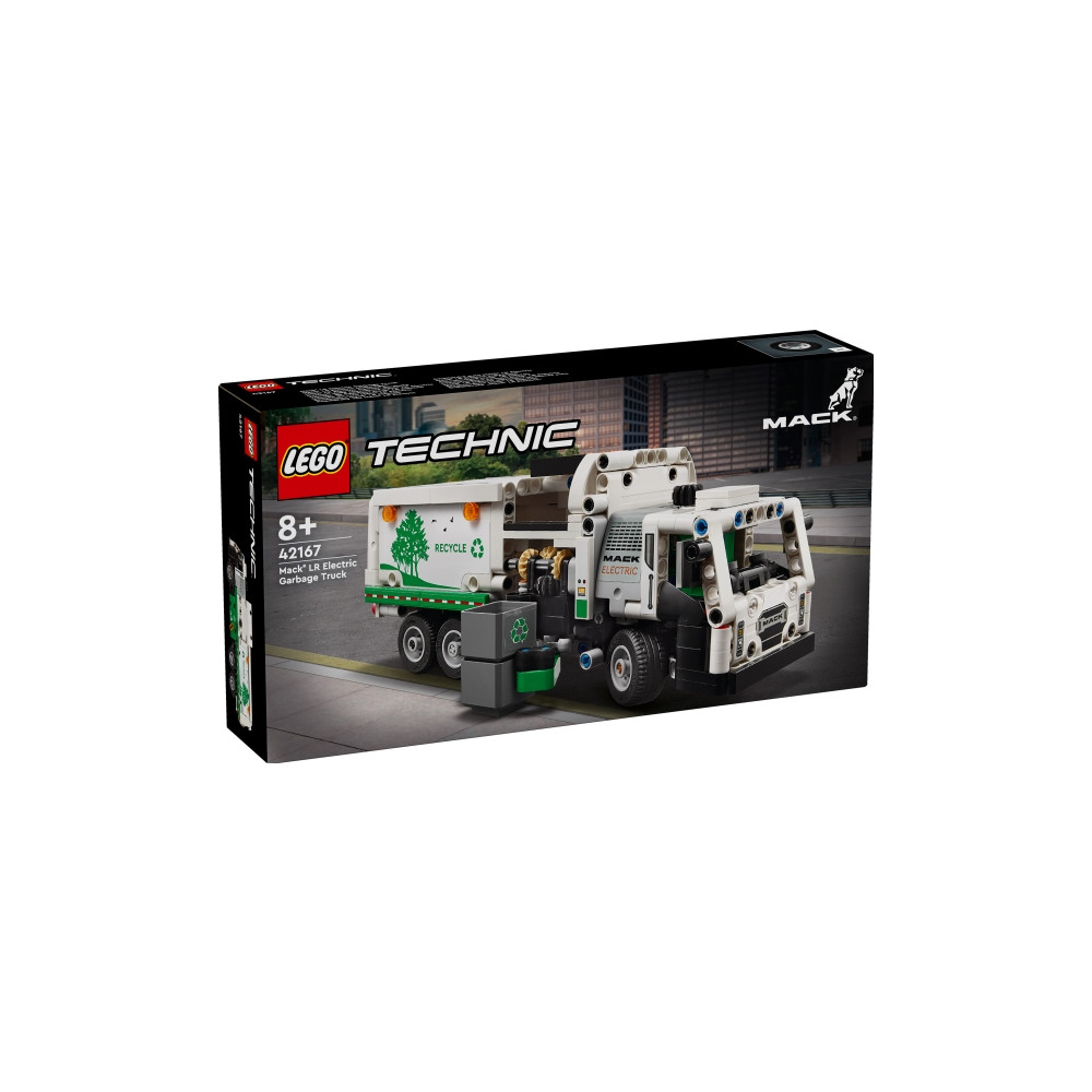 Produktbild för LEGO Technic 42167 - Mack LR Electric Garbage Truck - byggsats