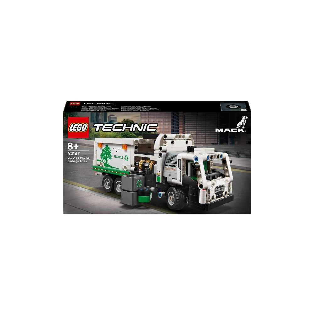 Produktbild för LEGO Technic 42167 - Mack LR Electric Garbage Truck - byggsats