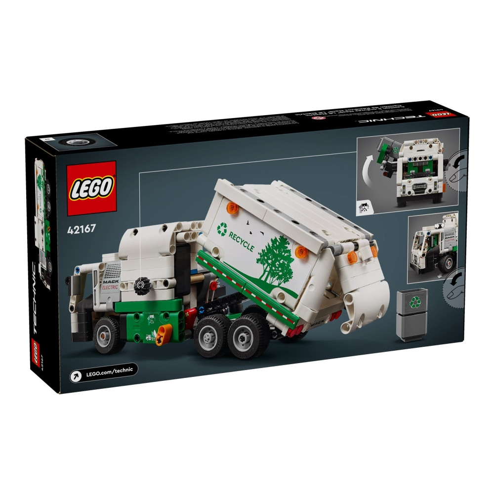 Produktbild för LEGO Technic 42167 - Mack LR Electric Garbage Truck - byggsats