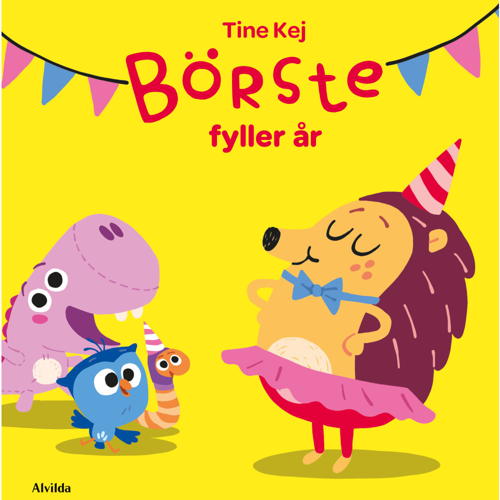 Produktbild för Börste fyller år (bok, board book)