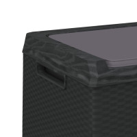 Produktbild för Dynbox med sittdyna antracit 350 l PP