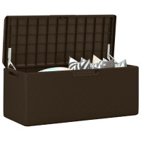 Produktbild för Dnybox med sittdyna brun 350 l PP