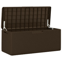 Produktbild för Dnybox med sittdyna brun 350 l PP