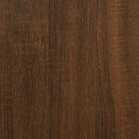 Produktbild för Förvaringsbänk brun ek 82x42x46 cm konstruerat trä