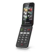 Produktbild för Emporia SIMPLICITYglam 7,11 cm (2.8") 102 g Svart, Vit Seniortelefon