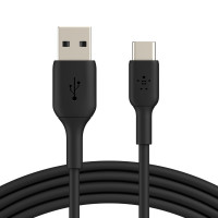 Produktbild för Belkin CAB001BT2MBK USB-kablar 2 m USB A USB C Svart