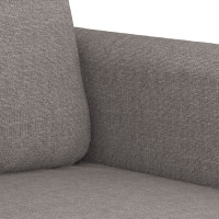 Produktbild för 3-sitssoffa taupe 180 cm tyg