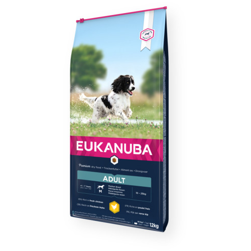 EUKANUBA Eukanuba 8710255119793 torrfoder till hund 12 kg Vuxen Kyckling