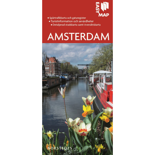 NORSTEDTS Amsterdam EasyMap stadskarta