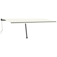 Produktbild för Markisstolpar set antracit 600x245 cm järn