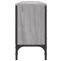 Produktbild för Tv-bänk med låda grå sonoma 200x25x44 cm konstruerat trä