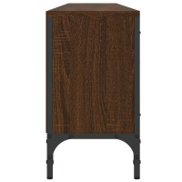 Produktbild för Tv-bänk med låda brun ek 200x25x44 cm konstruerat trä