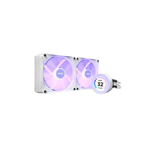 NZXT NZXT Kraken Elite 280 RGB Processor Allt-i-ett vätskekylare 14 cm Vit 1 styck