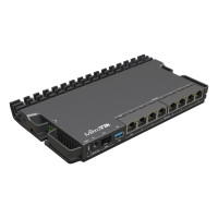 Produktbild för Mikrotik RB5009UPR+S+IN kabelansluten router 2.5 Gigabit Ethernet, Gigabit Ethernet Svart