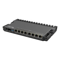 Produktbild för Mikrotik RB5009UPR+S+IN kabelansluten router 2.5 Gigabit Ethernet, Gigabit Ethernet Svart