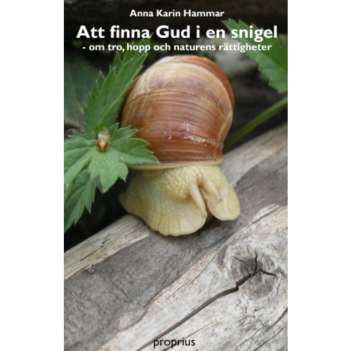 Anna Karin Hammar Att finna Gud i en snigel (häftad)