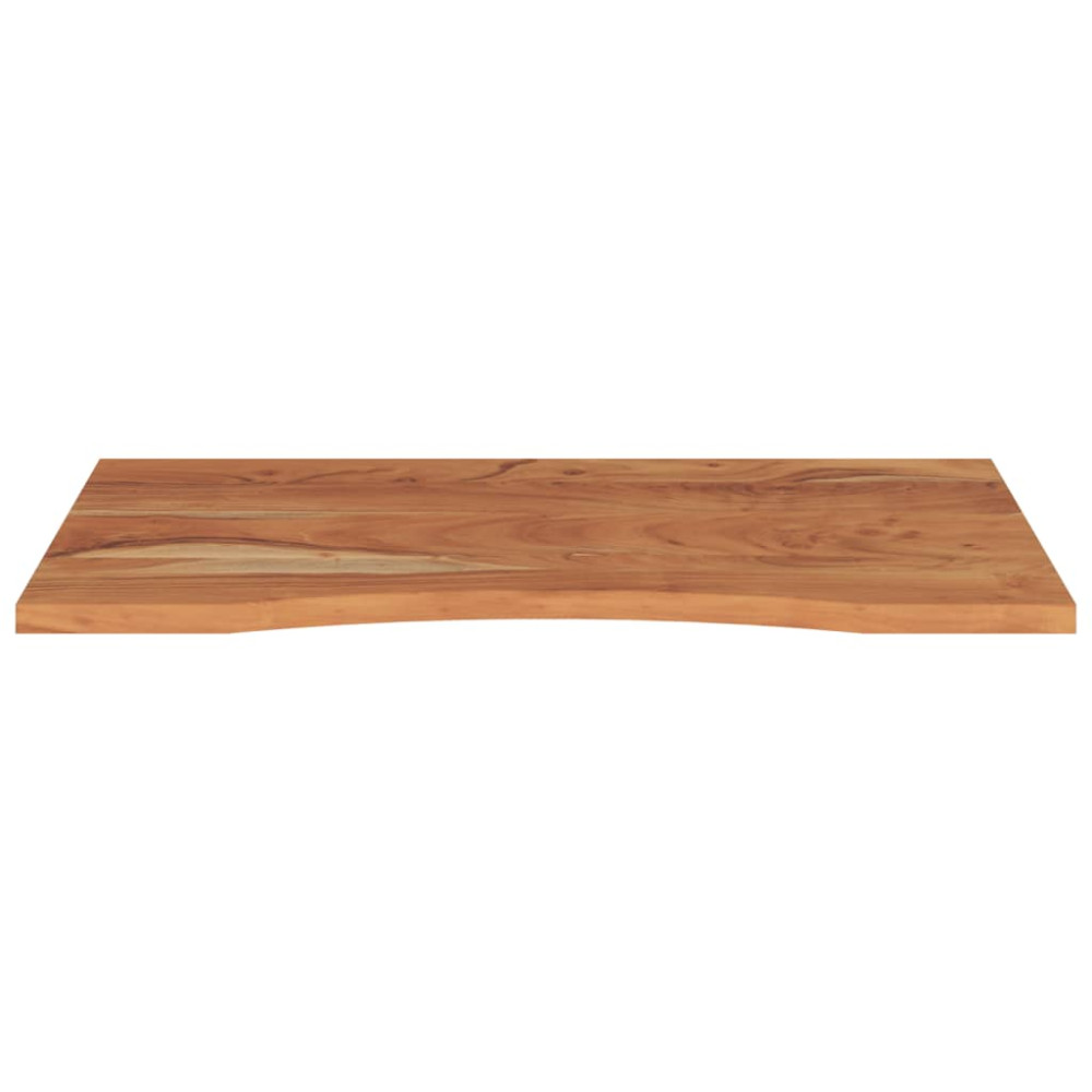 Produktbild för Bordsskiva 80x60x2,5 cm rektangulär massiv akacia