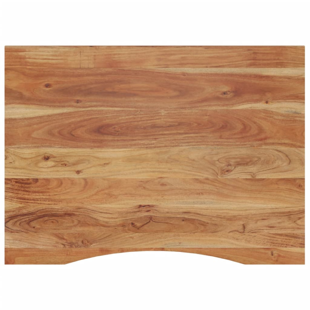 Produktbild för Bordsskiva 110x80x2,5 cm rektangulär massiv akacia
