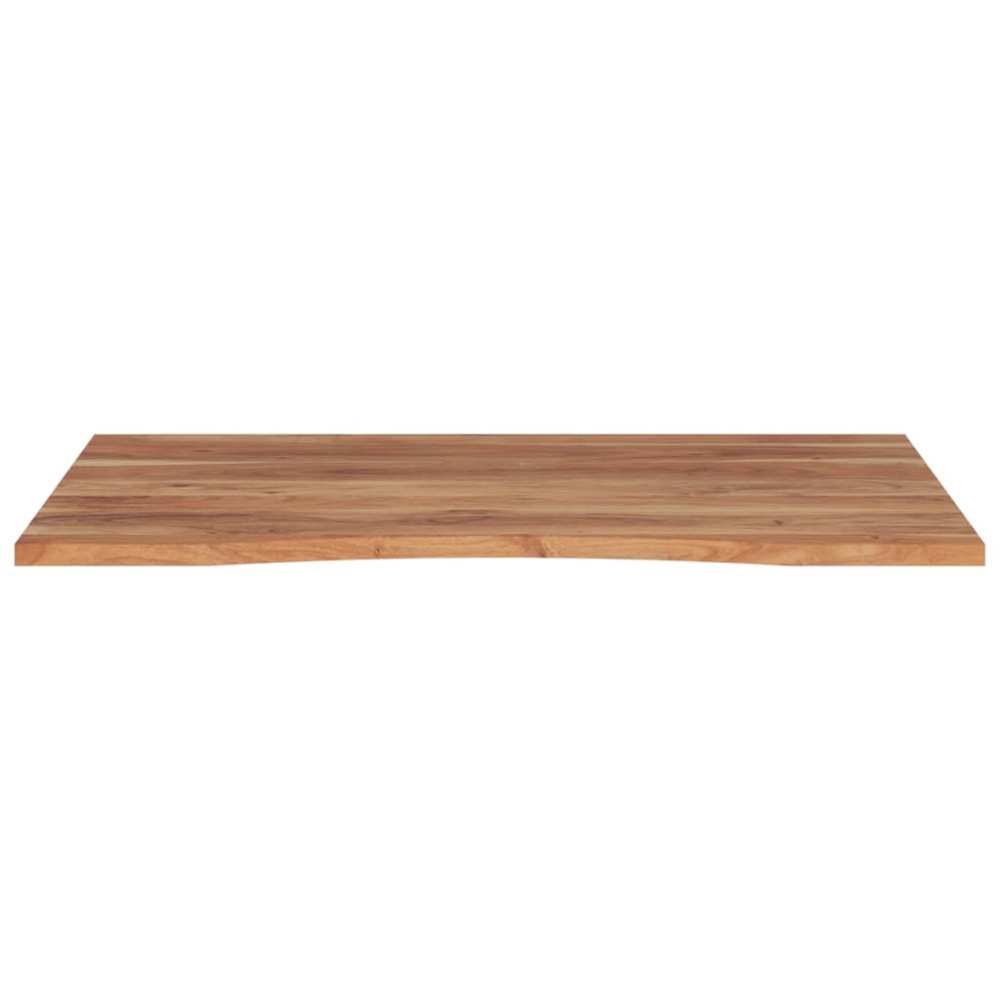 Produktbild för Bordsskiva 110x80x2,5 cm rektangulär massiv akacia