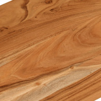 Produktbild för Bordsskiva 110x80x2,5 cm rektangulär massiv akacia