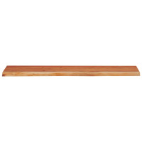 Produktbild för Vägghylla 90x30x2,5 cm rektangulär massiv akacia ojämn kant