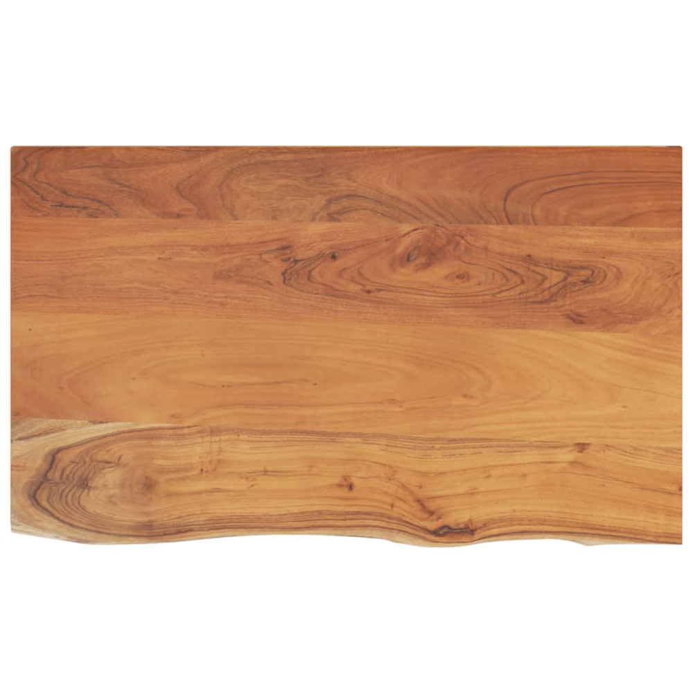 Produktbild för Bänkskiva för badrum 90x60x3,8 cm rektangulär massiv akacia