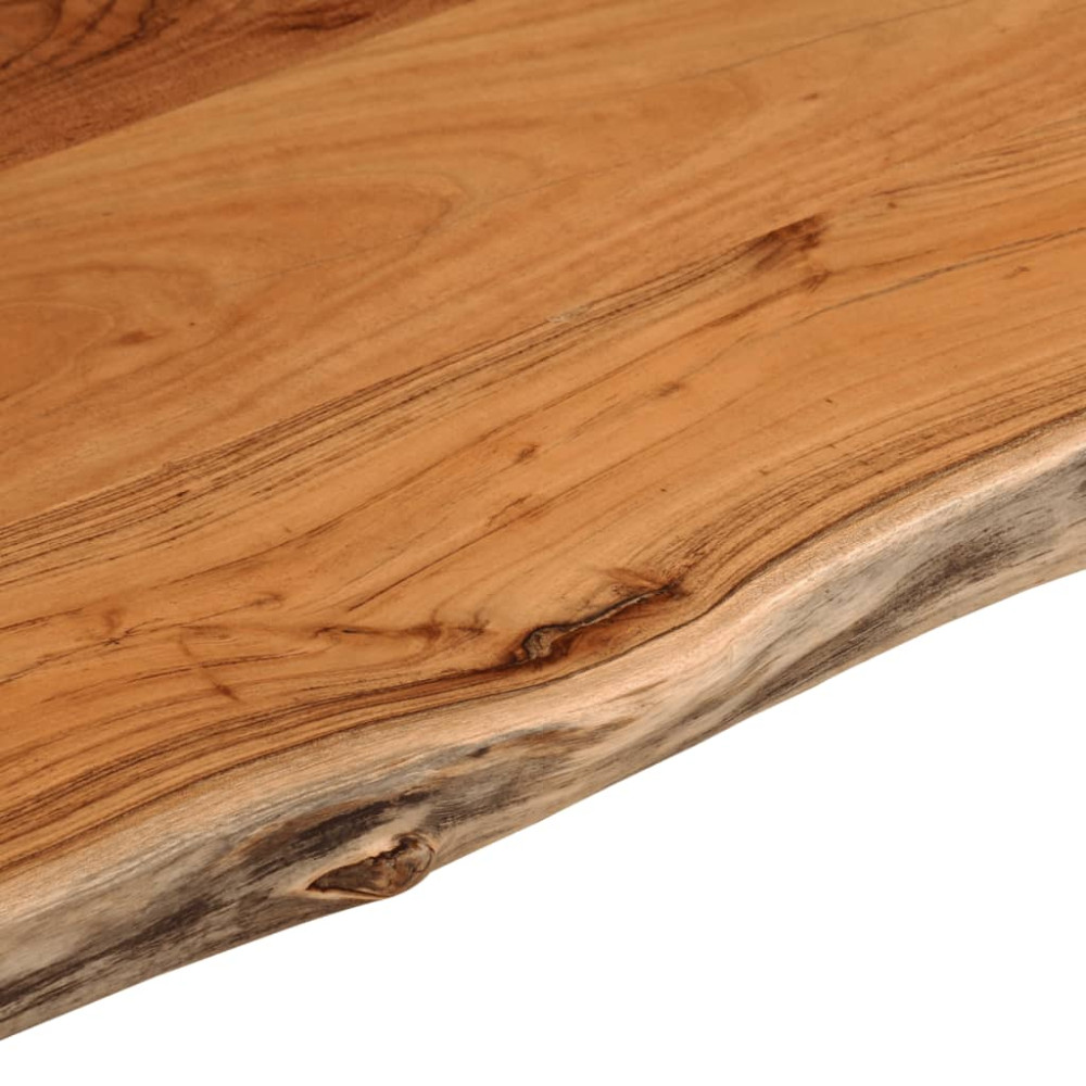 Produktbild för Bänkskiva för badrum 90x60x3,8 cm rektangulär massiv akacia