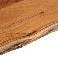 Produktbild för Bänkskiva för badrum 90x60x3,8 cm rektangulär massiv akacia
